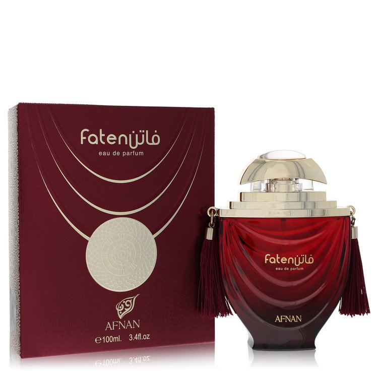 Afnan Faten Maroon by Afnan Eau De Parfum Spray (Unisex) 3.4 oz for Women