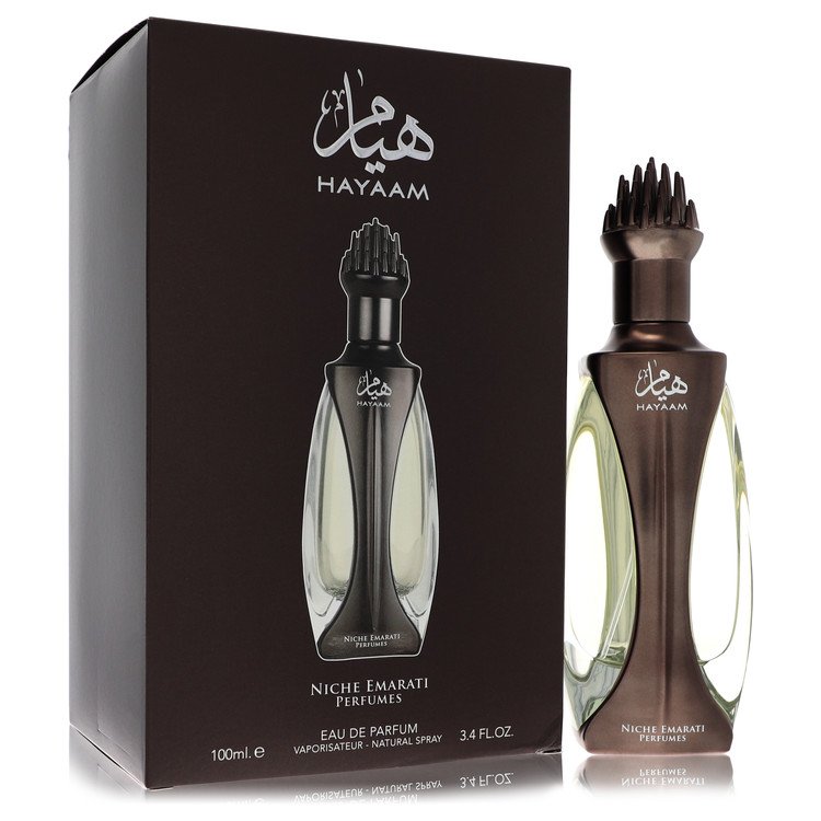 Niche Emarati Hayaam by Lattafa Eau De Parfum Spray (Unisex) 3.4 oz for Men