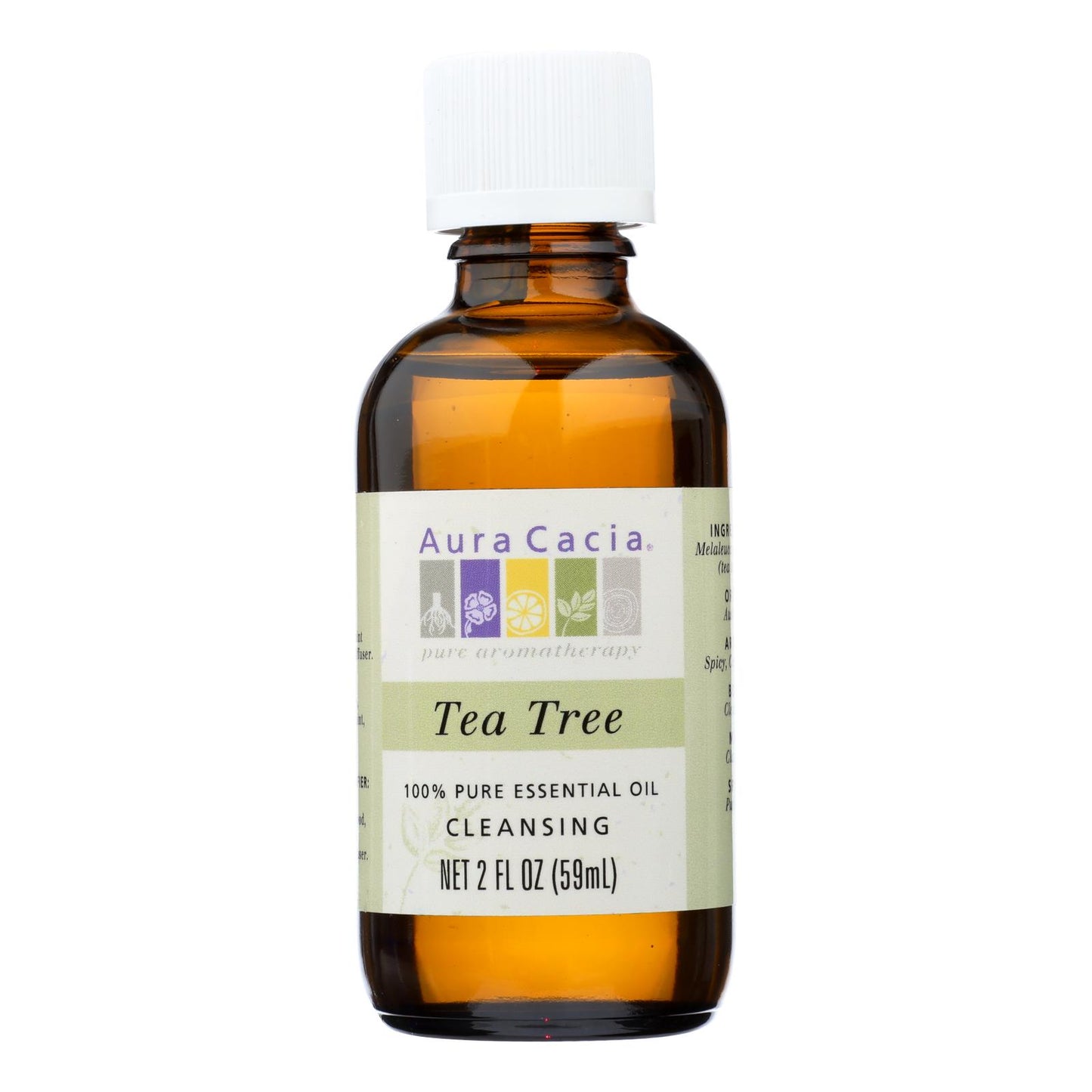 Aura Cacia - 100% Pure Essential Oil Tea Tree Cleansing - 2 Oz