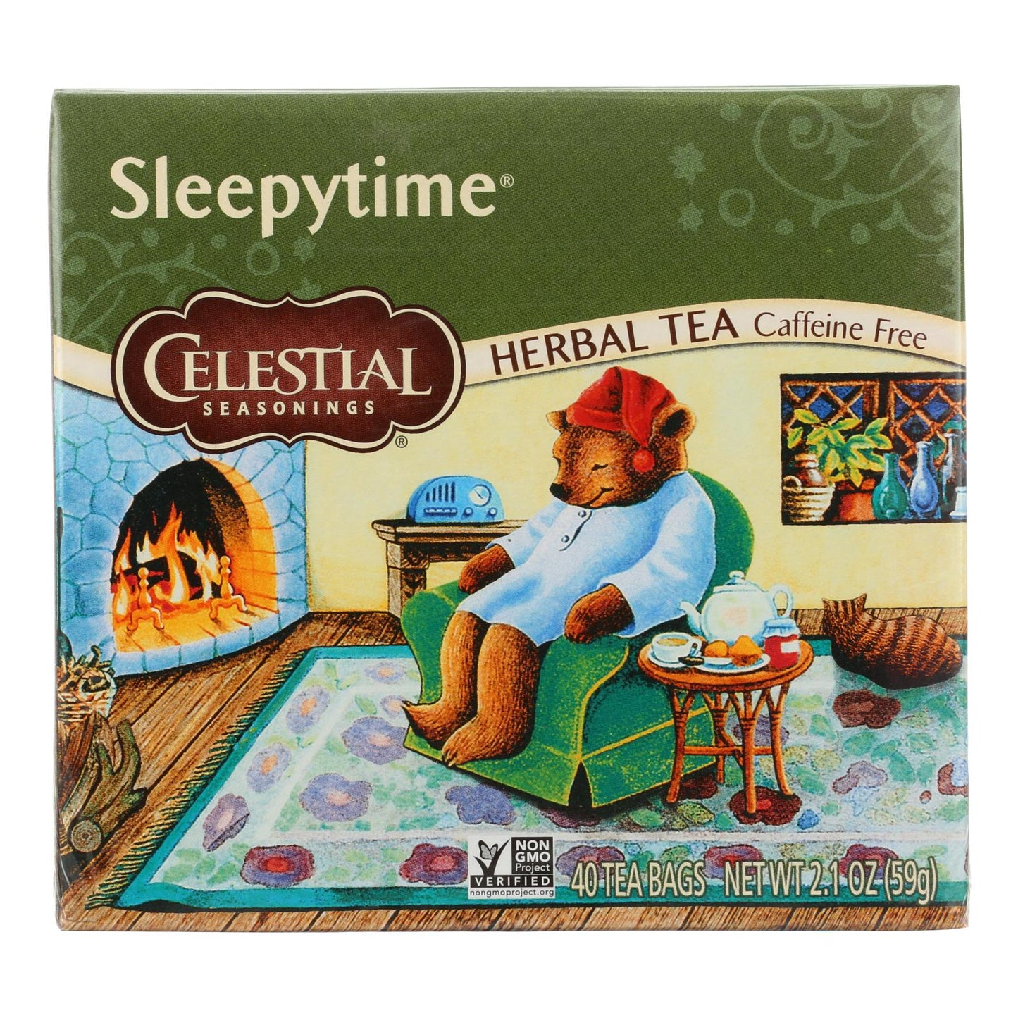 Celestial Seasonings Herbal Tea - Sleepytime - Caffeine Free - Case Of 6 - 40 Bags