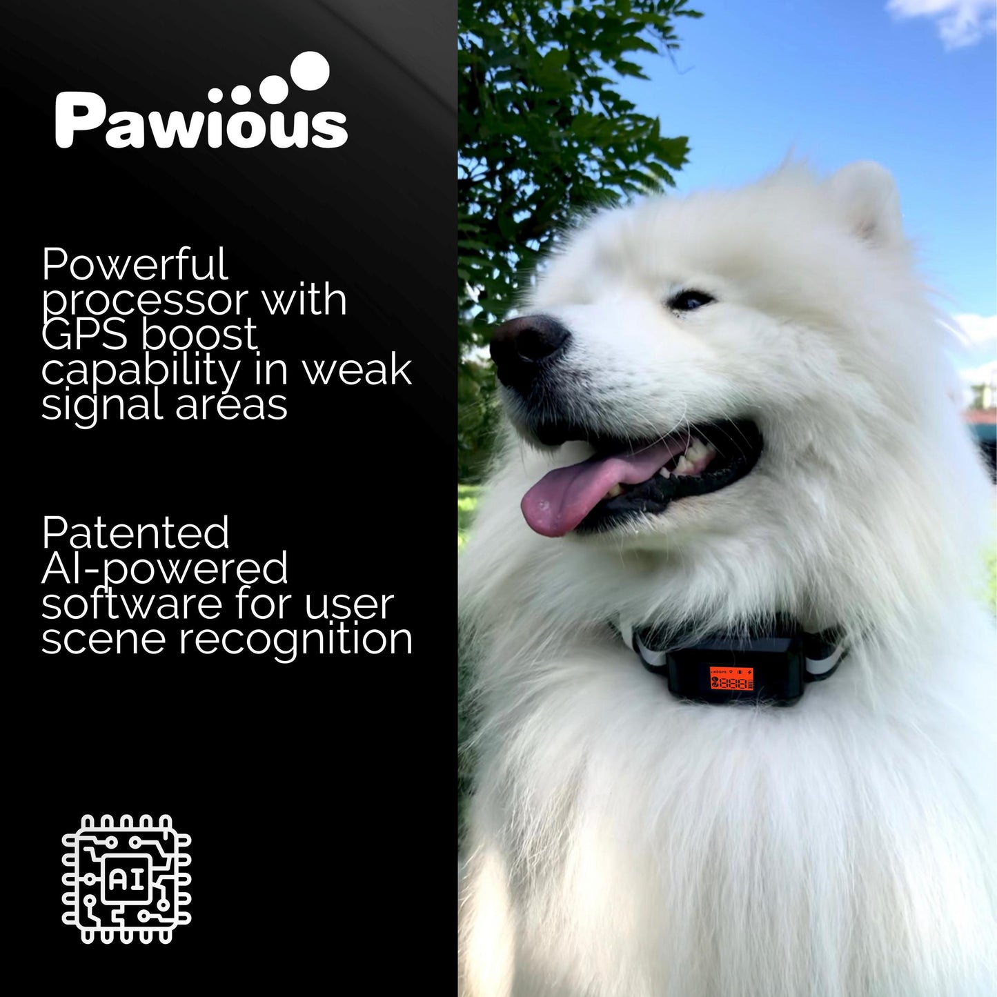 Pawious GPS Dog Fence F810 Pro   2nd Gen with GPS Signal Boost   Wireless Dog Fence, IPX7 Waterproof, Containment System for Medium and Large Dogs   2024 Pro  Version