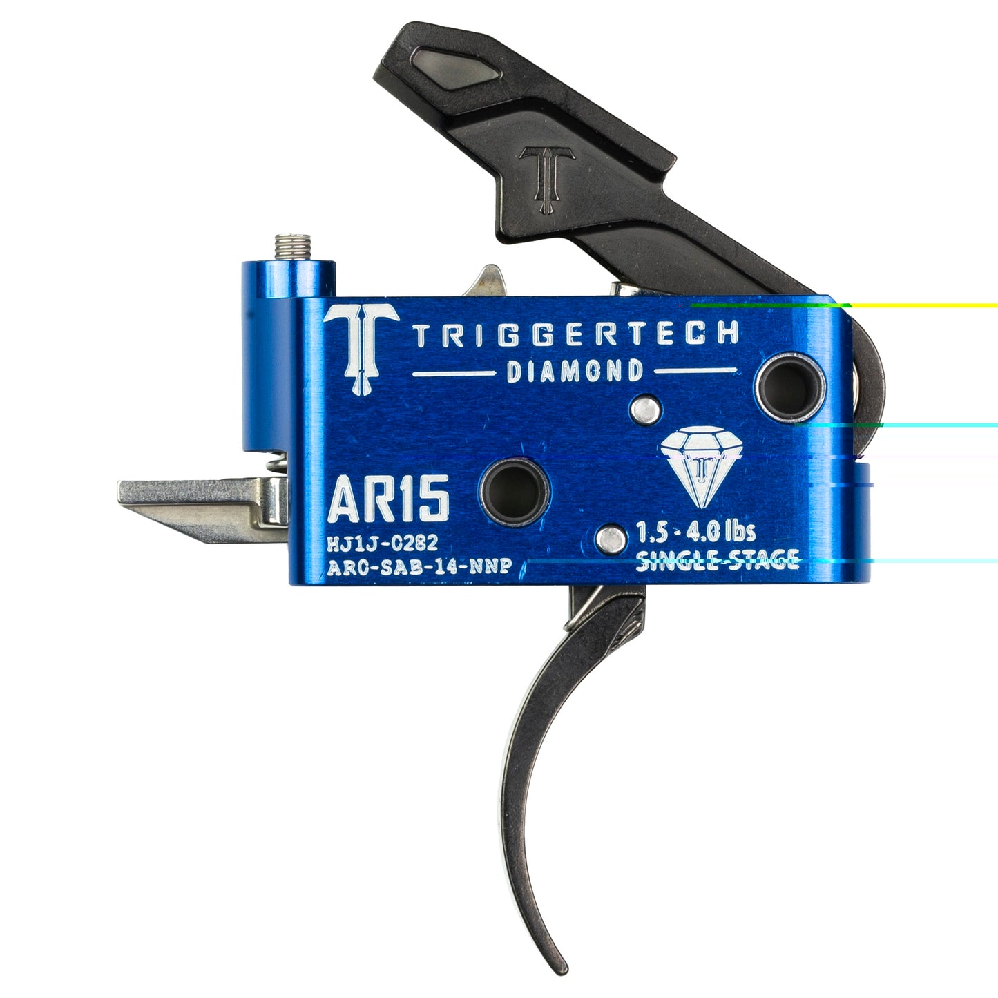 Trigrtech Ar15 Sing Stage Dmnd Crvd