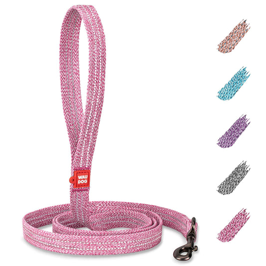 Recycled Cotton Dog Leash 6 Ft   10 Ft Eco Friendly Collar for Small Medium & Large Dogs   Reflective Dog Leash for Medium Dogs   Strong Leashes for Large Breed Dogs Puppy Leash for Small Dogs