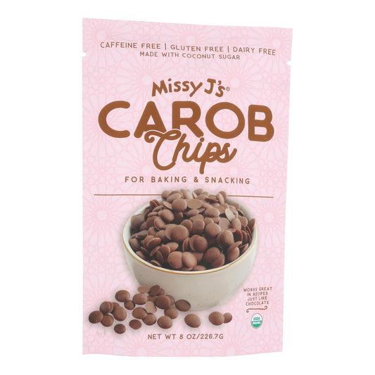 Missy Js - Carob Chips - Vegan - Case Of 6 - 8 Oz.