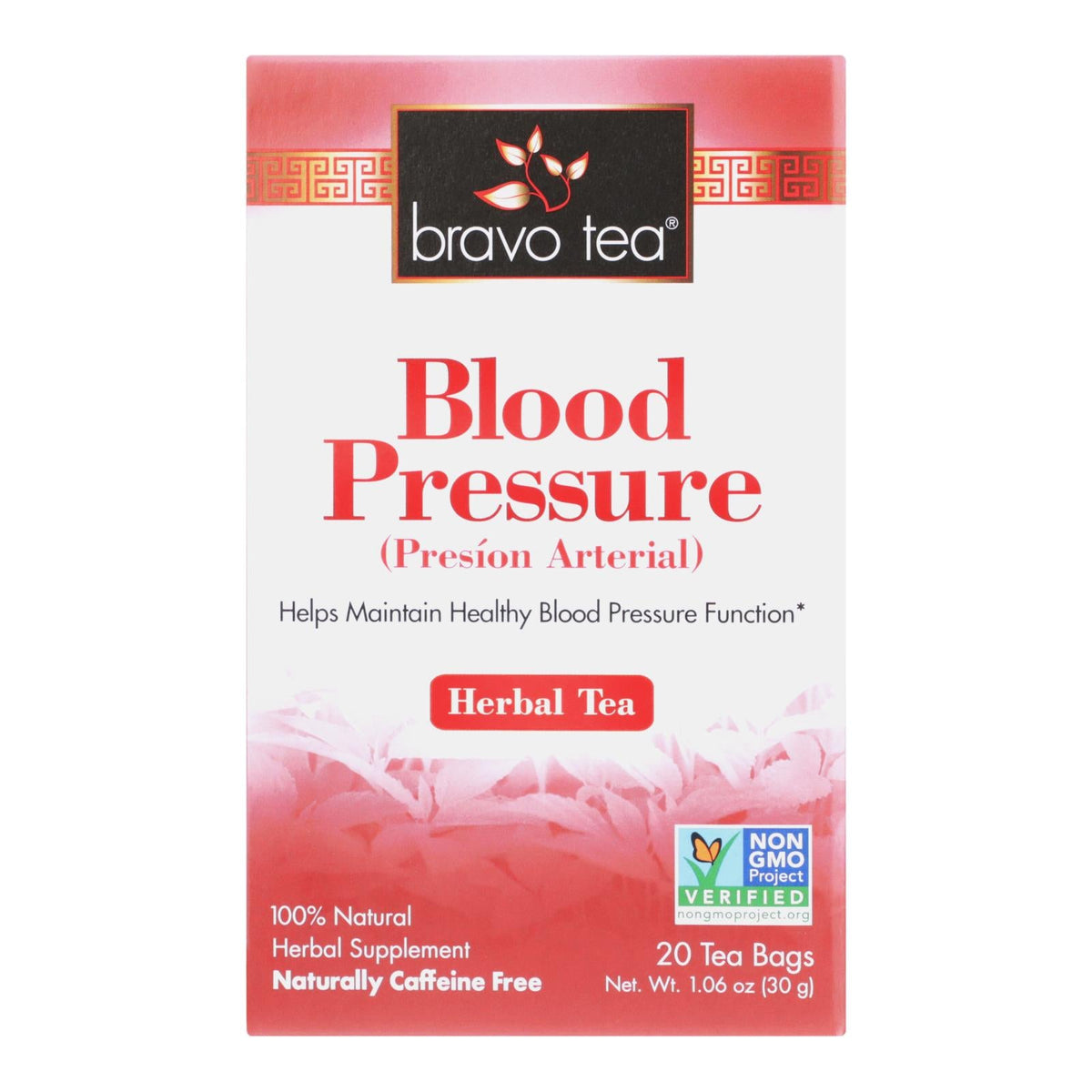 Bravo Teas & Herbs - Blood Pressure Tea - 20 Bag - 20 Tea Bags