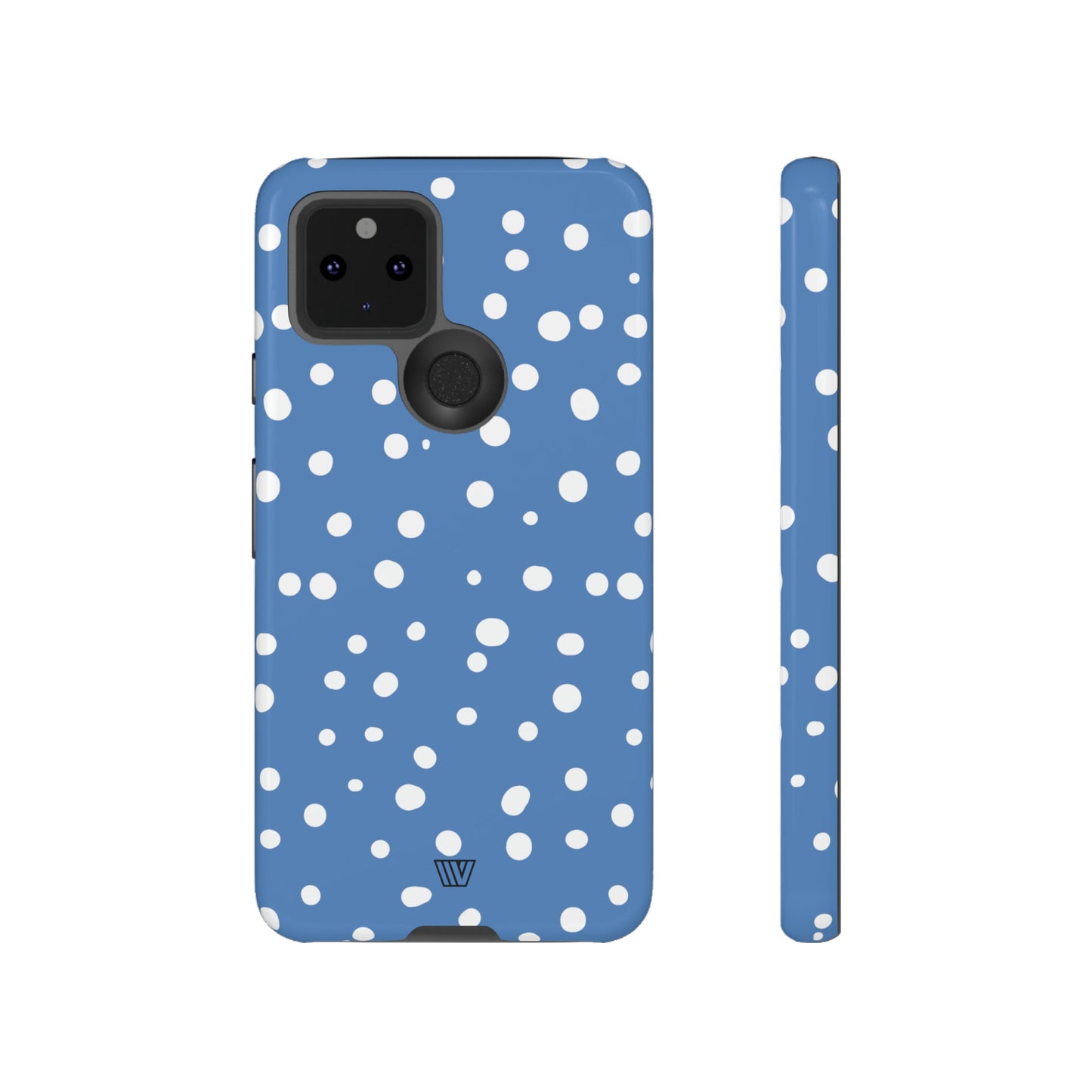 DUSTY BLUE DOTS | Tough Phone Case
