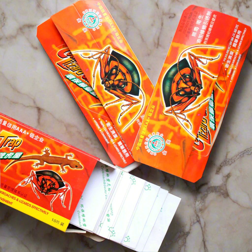Cockroach & Gecko Sticky Board 🪳🦎 | Effective Pest Control Trap 🧲