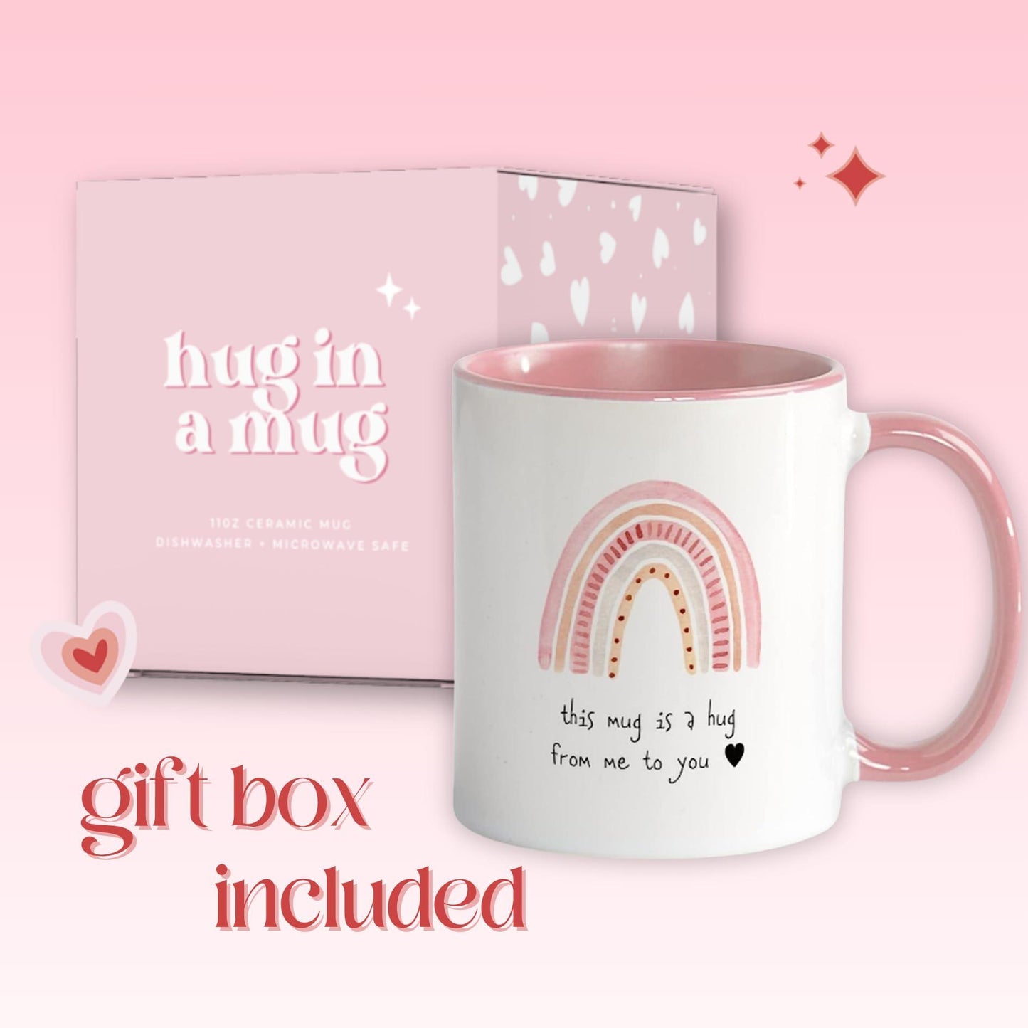 UnBoxMe Mug Gift With Quote | Gift For Best Friend Sister Mom | Thinking Of You Get Well Soon Encouragement Nurse Gift Cancer Gift Birthday Sympathy Condolence | Perfect Valentines Day Gift