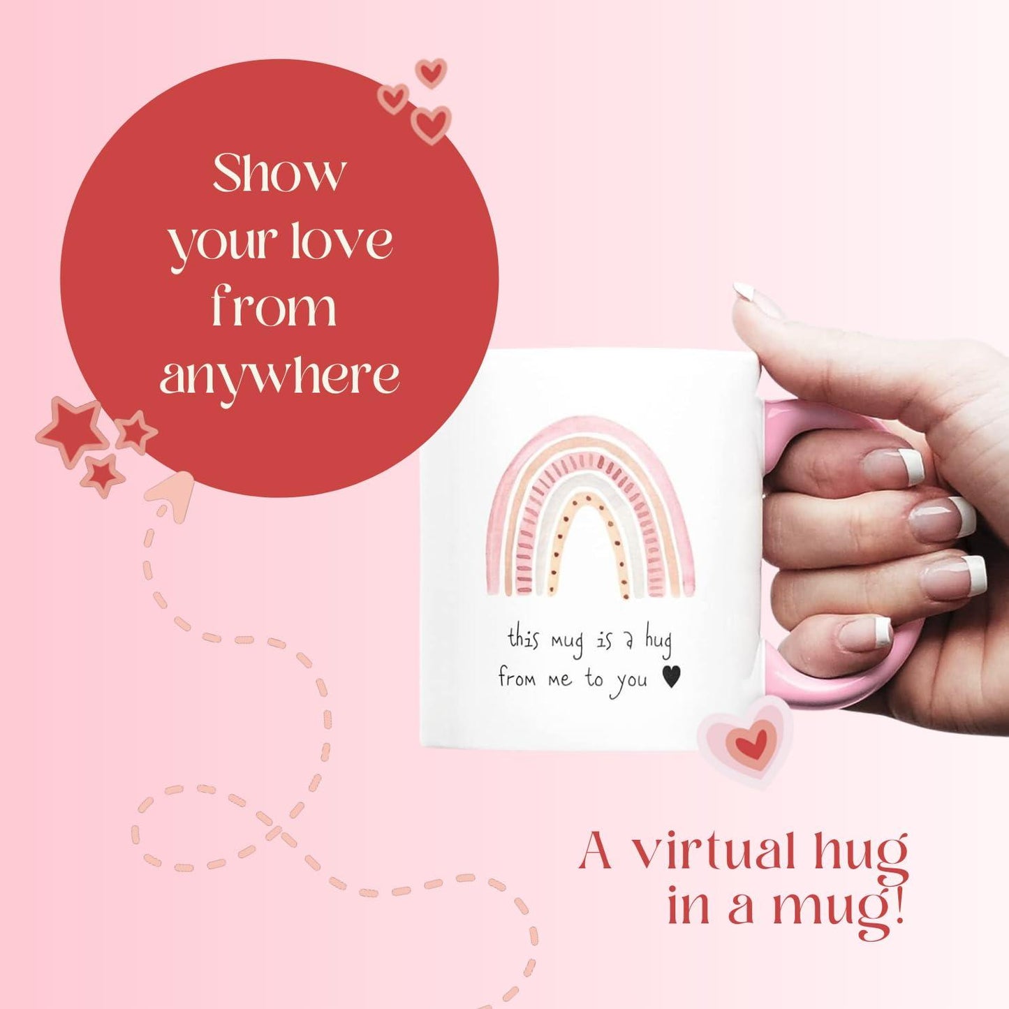 UnBoxMe Mug Gift With Quote | Gift For Best Friend Sister Mom | Thinking Of You Get Well Soon Encouragement Nurse Gift Cancer Gift Birthday Sympathy Condolence | Perfect Valentines Day Gift