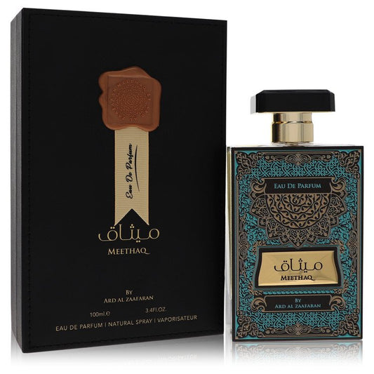 Ard Al Zaafaran Meethaq by Al Zaafaran Eau De Parfum Spray (Unisex) 3.4 oz for Men