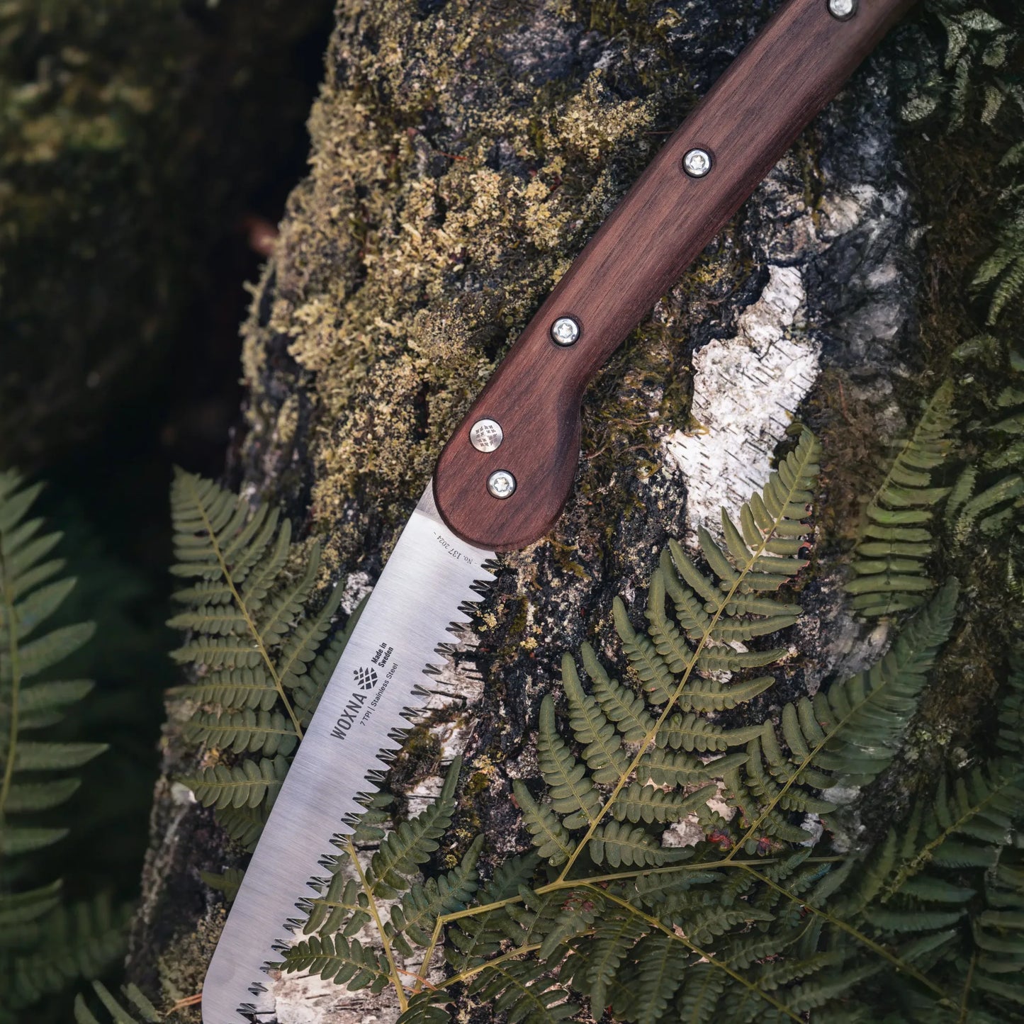 Woxna Ljusnan Foldable Saw 7 inches - Walnut & Stainless Steel