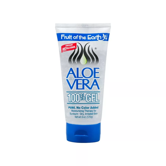 Fruit of the Earth 100% Pure Aloe Vera Gel, 6 oz – Fragrance Free Soothing Gel