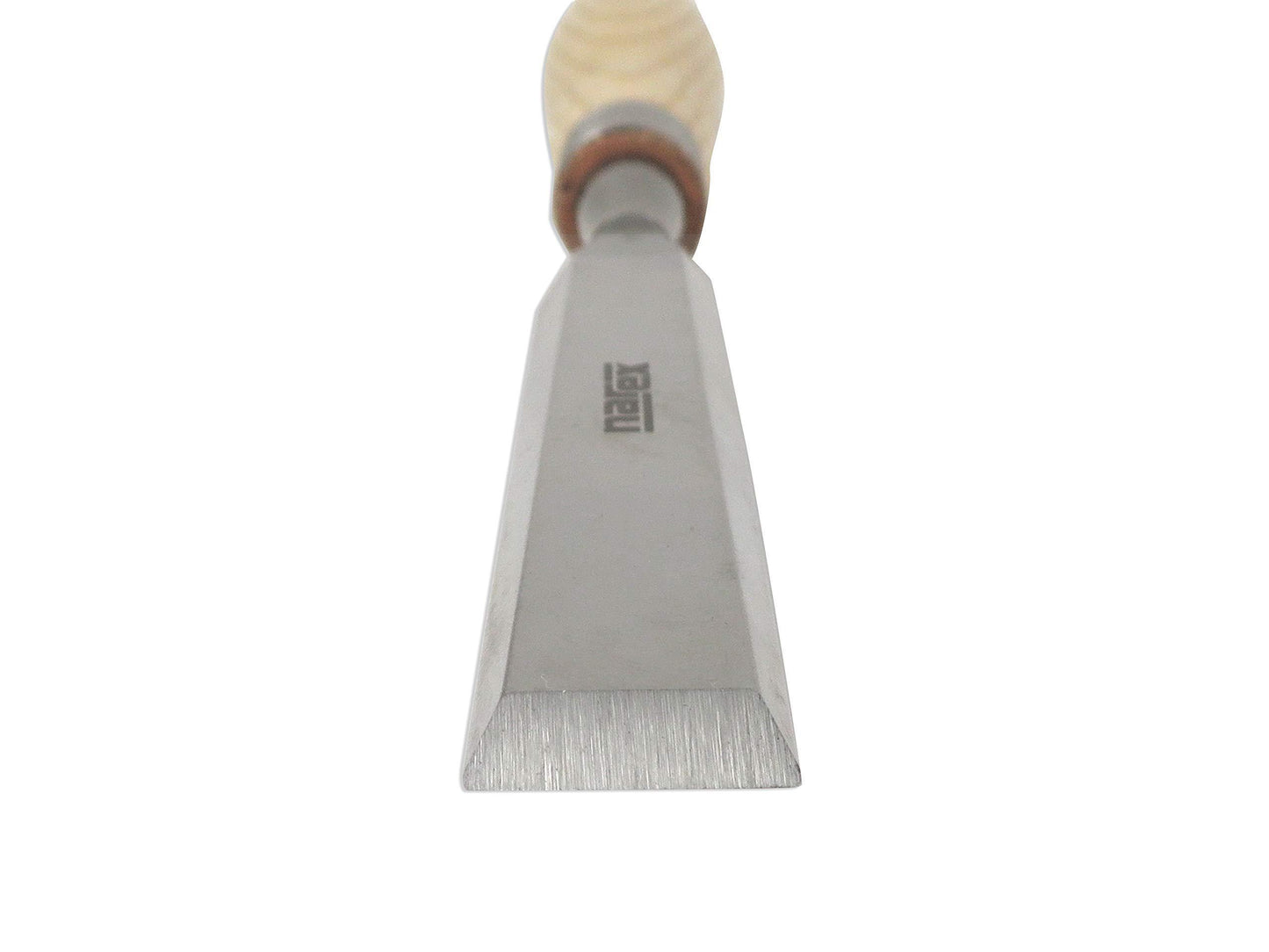 Richter Extra Bevel Edge Chisel with Cryogenic Treated Cr V Steel Hardened to HRc 62 Ergonomic Ash Handles Stainless Steel Ferrule (1 2 inch)