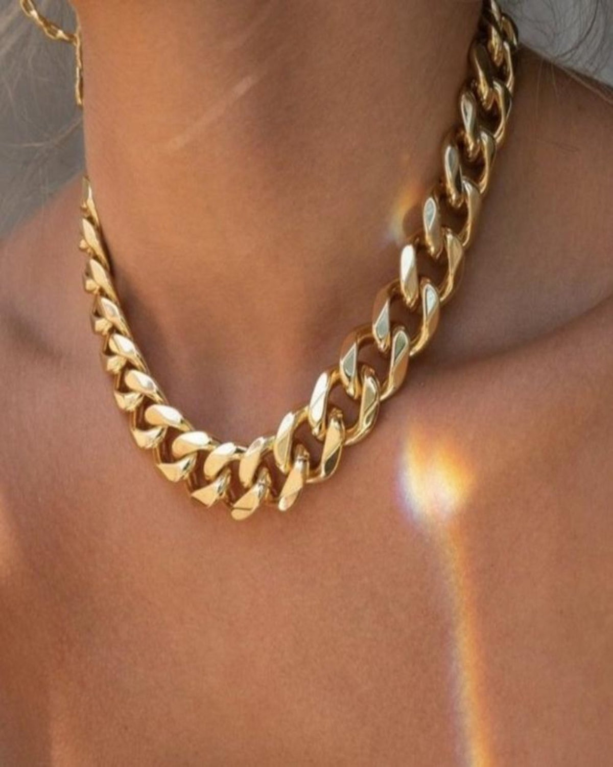 18K Gold Chunky Chain + Cable Chain Necklace Stack Bundle - MASON CHUNKY CHAIN™