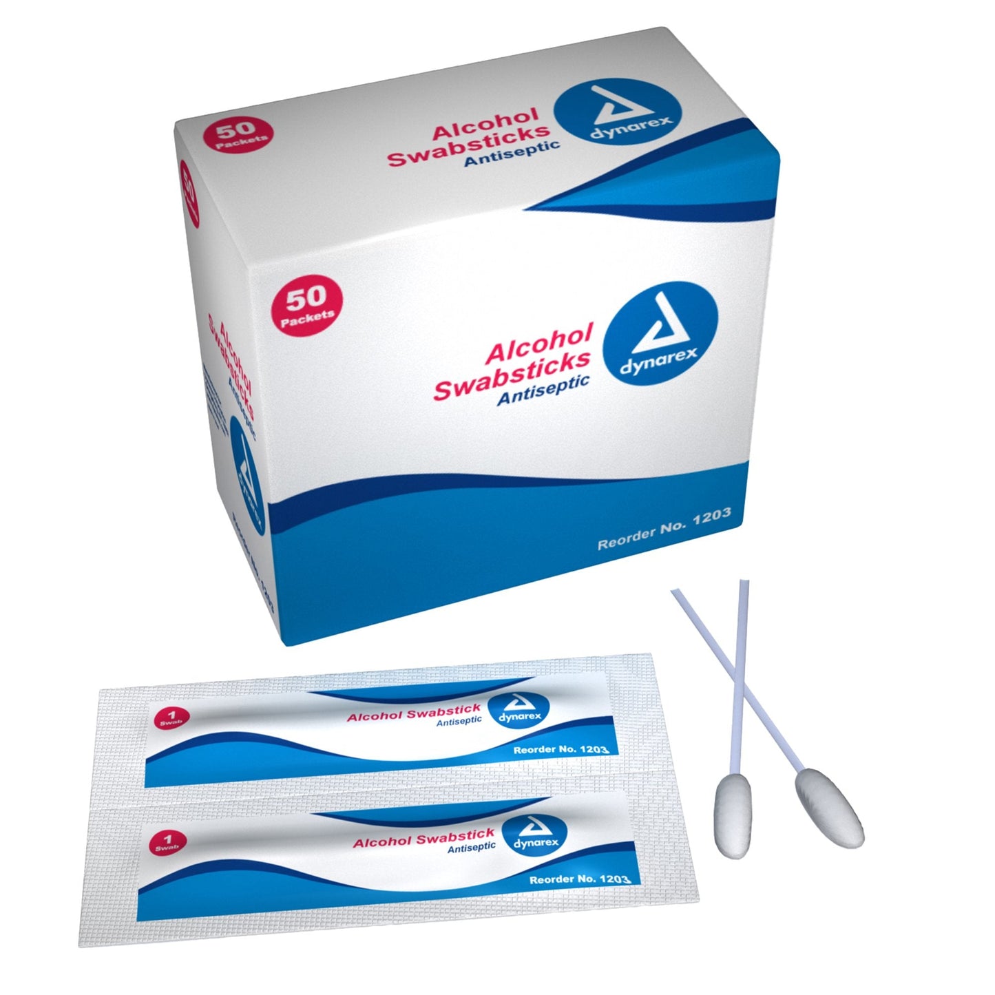 dynarex® Alcohol Impregnated Swabstick 1203