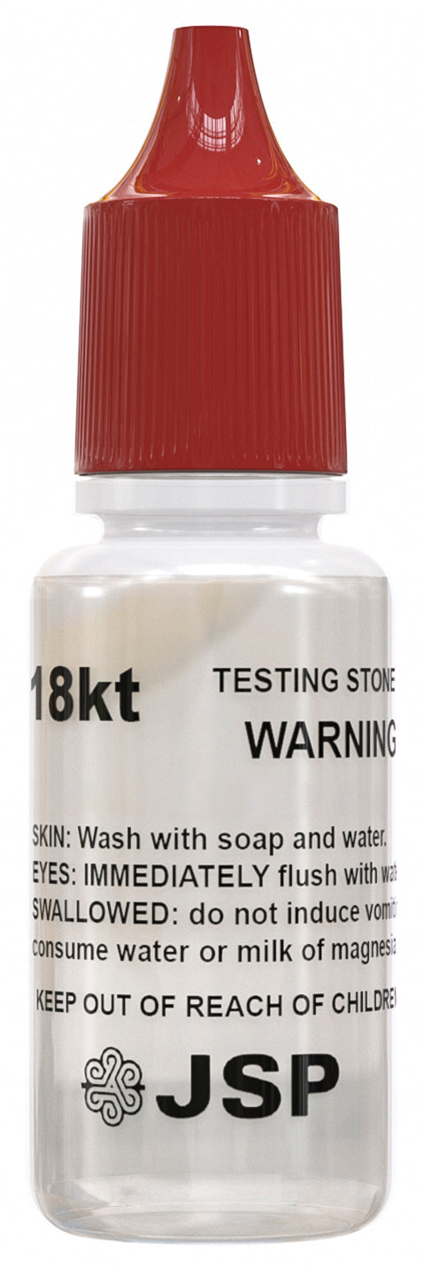JSP Gold 10k 14k 18k Jewelry Acid Testing Kit w/ GTE Scratch Stone Precious Metals Kit