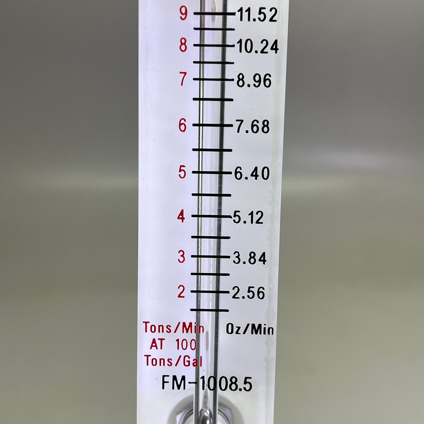 DOHRMANN ENTERPRISES INC. Flowmeter For 1/4"IDx3/8"ID Hose 6.5" Clear FM-1008.5