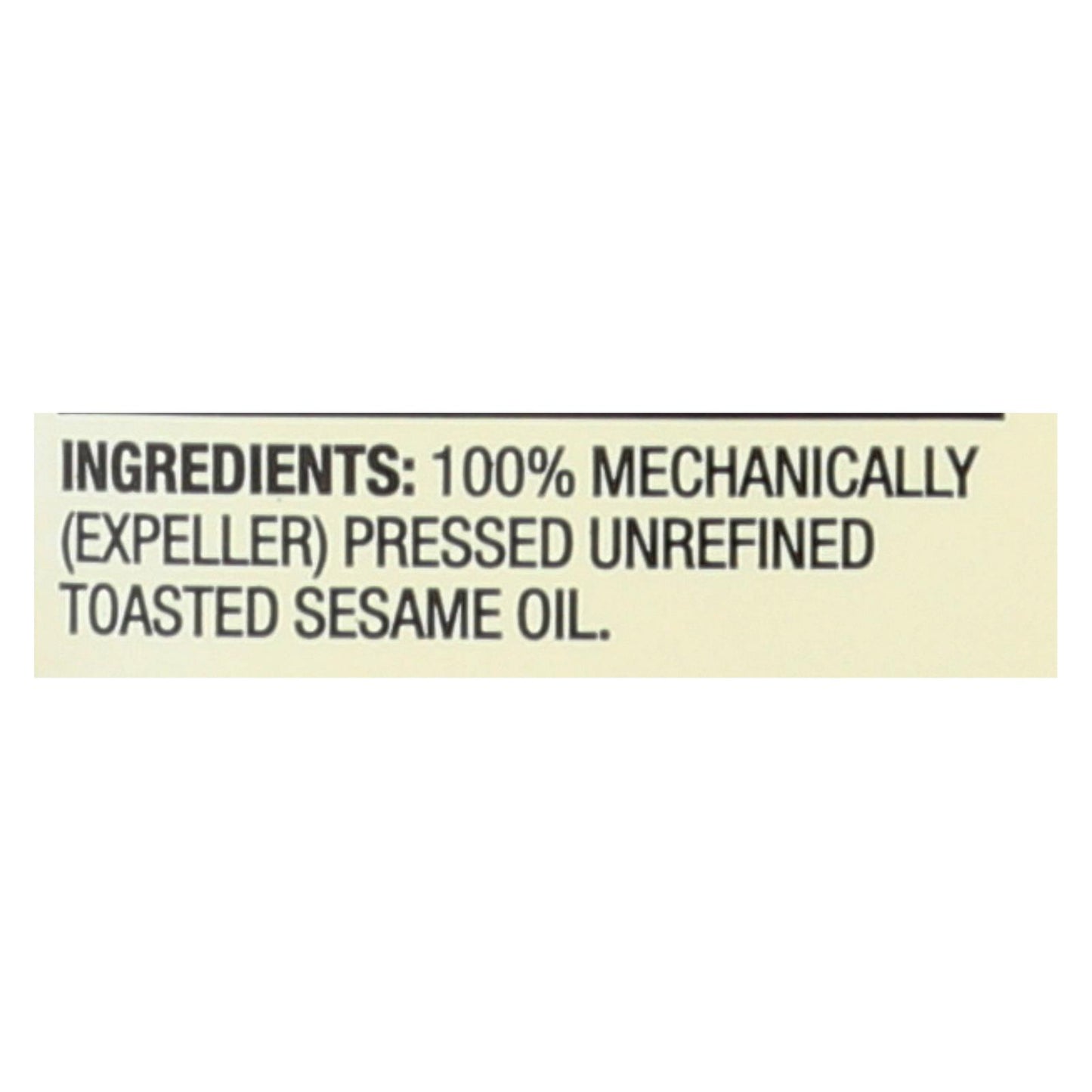 Spectrum Naturals Unrefined Toasted Sesame Oil - Case Of 12 - 16 Fl Oz.