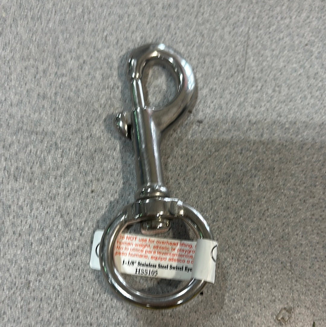 1-1/8" Stainless Steel Swivel Eye #15