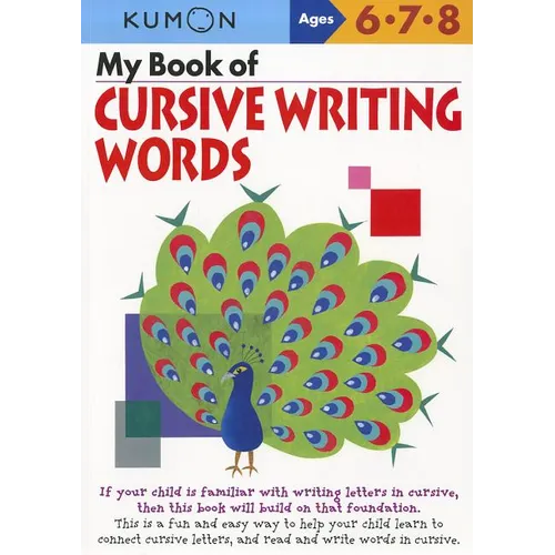 Kumon My Book of Cursive Writing Words
