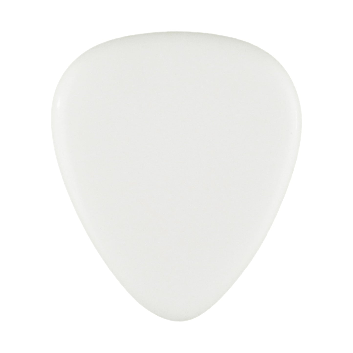 White Agate Stone Guitar Or Bass Pick - 3.0 mm Ultra Heavy Gauge - 351 Shape - Specialty Handmade Gemstone Exotic Plectrum