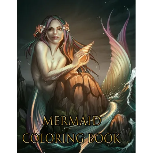Mermaid Coloring Book: Mermaid Adult Acoloring Book: