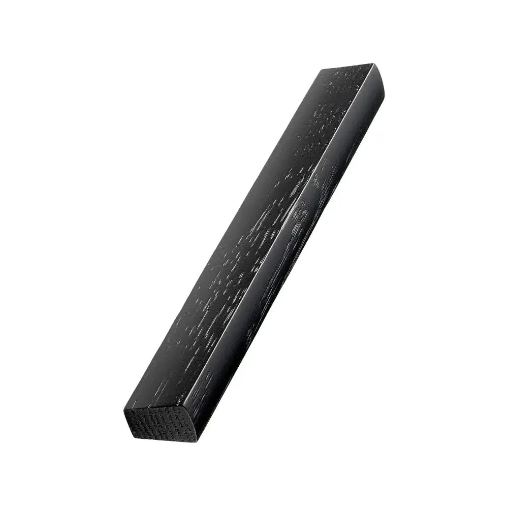 Black Stained Wood "Trim" Straight Drawer Pulls