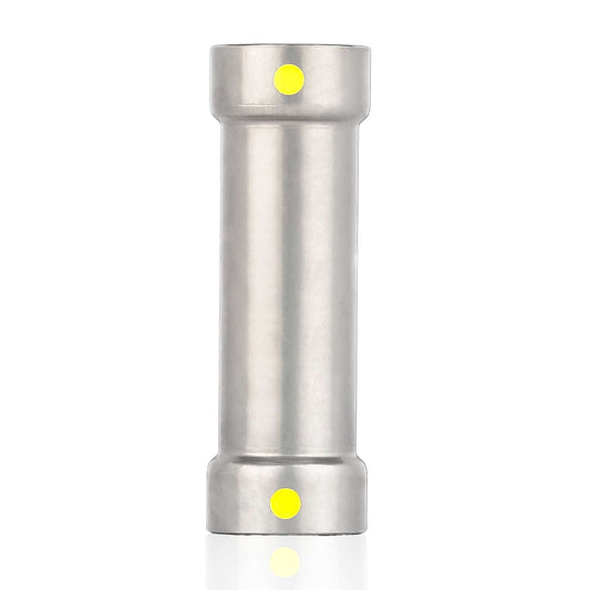 1" Carbon Press Extended Coupling, No Stop