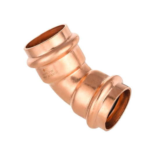 1" Press Copper 45° Elbow (Lead Free)