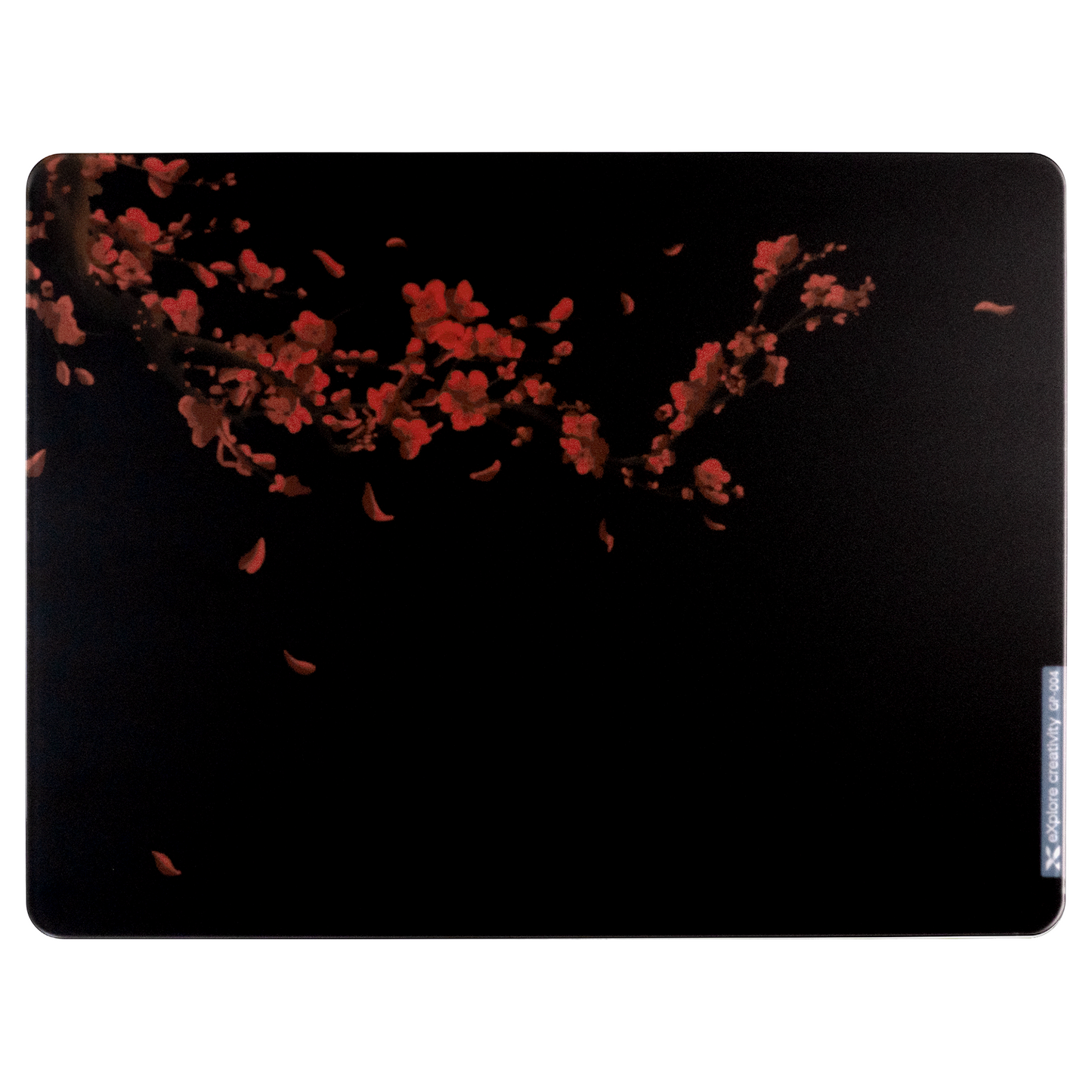 XVX SpacePad Glass Gaming Mouse Pad with Etched Surface Full Anti-Slip Rubber Base