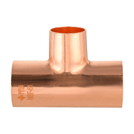 1" x 1" x 3/4" Copper Reducing Tee