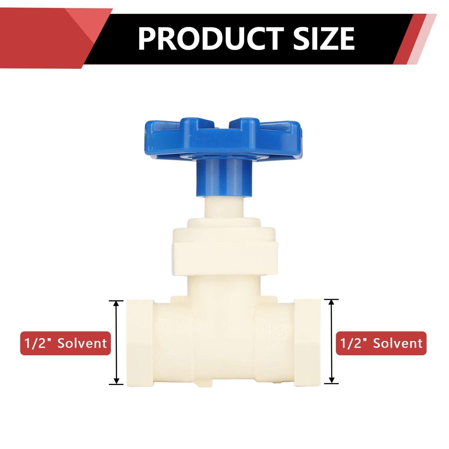 1/2" CTS X 1/2" CTS CPVC Stop Valve