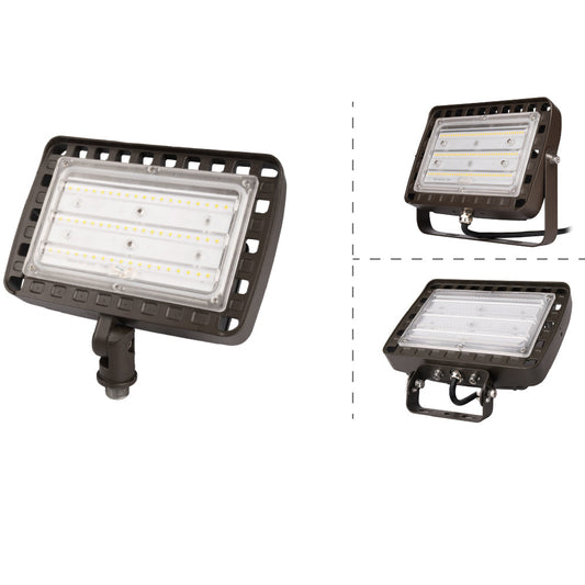30W 40W 50W Outdoor LED Flood Lights, 5000K IP65 Waterproof Outdoor LED Security Wall Lighting Fixture for Yard Barn Garden Billboard UL DLC Listed