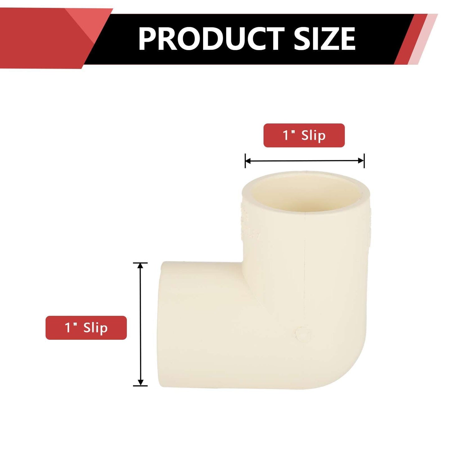 1" CPVC CTS 90° Elbow (Socket)