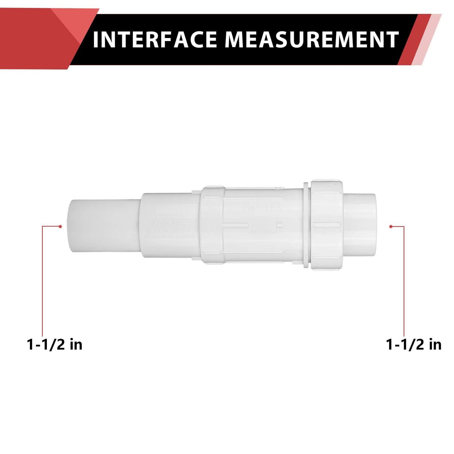 1-1/2" PVC Expansion Coupling