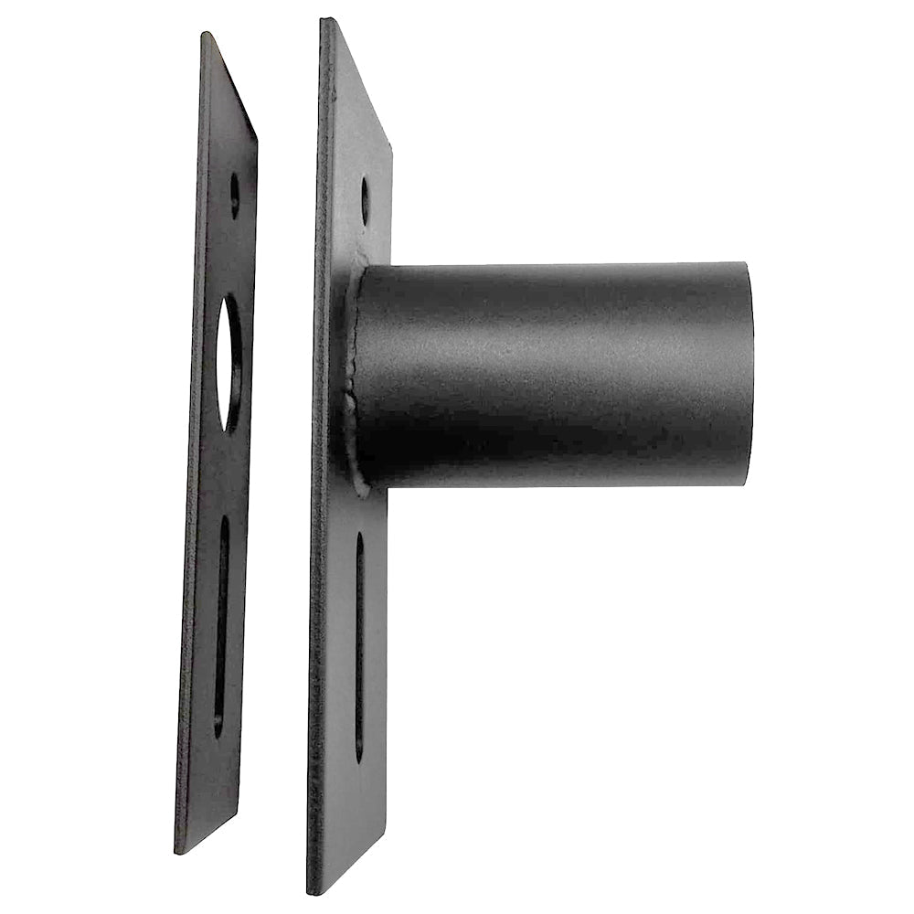 2.38" Side Tenon Adapter for Square Pole,Transform The Slip Fitter Adapter into Arm Mounting, The Tenon Bracket for Outdoor Lighting Fixtures