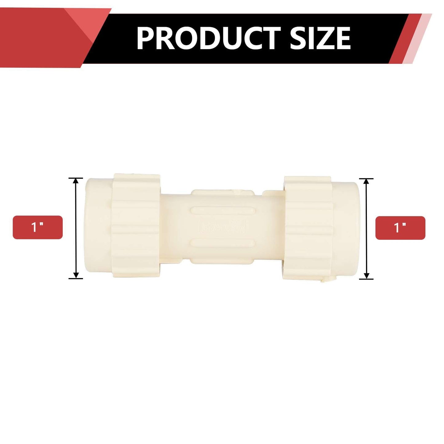 1" CPVC Compression Coupling