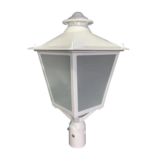 Outdoor Post Lantern Light 60W 5000K 7800LM IP65 Waterproof Outdoor LED Post Top Pathway Pole Lights for Yard Garden Lightinhg Fixture ETL DLC Listed