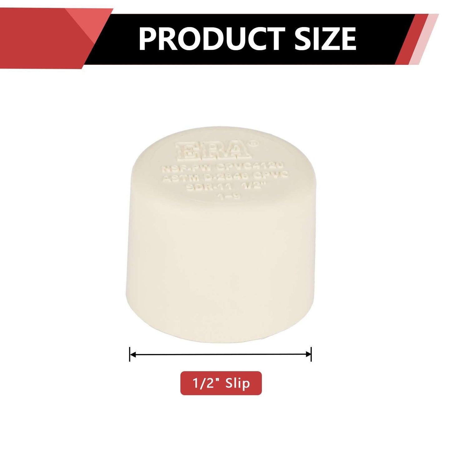 1/2" CTS CPVC Cap (Socket)