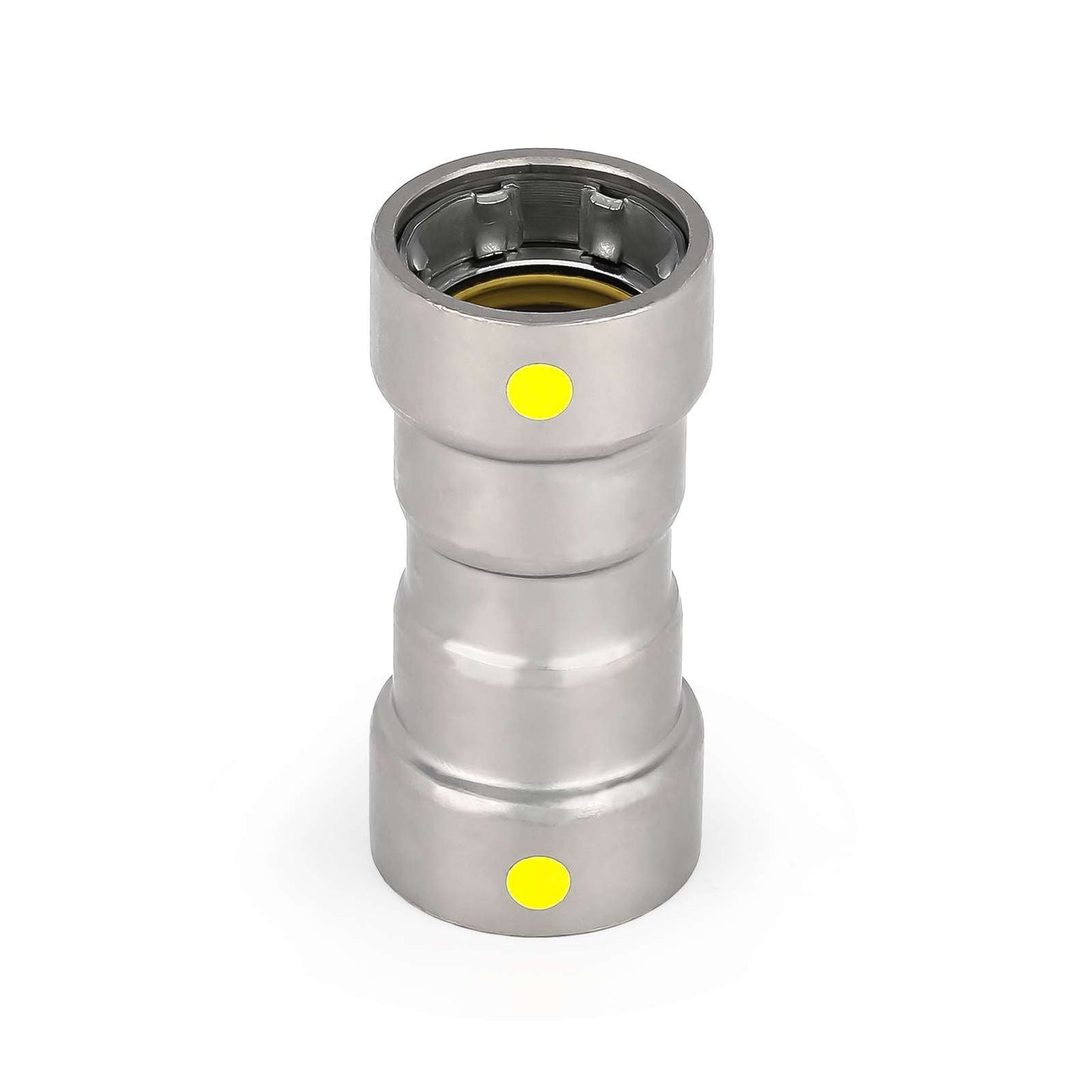 1" Carbon Press Coupling W/Stop