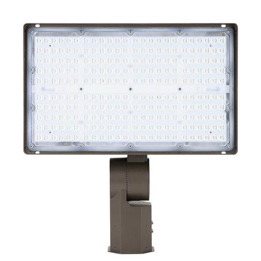 Outdoor 135W 200W LED Flood Light with Slip Fitter, 4000K 5000K Commercial Security Lighting for Parking Lot,High Voltage Optional UL DLC Listed