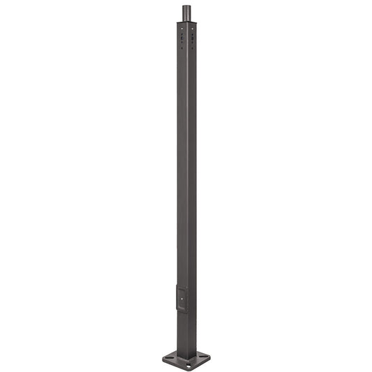 4in 10ft 15ft 20ft 25ft & 5in 30ft Square Steel Light Pole, Heavy Duty Steel Lamp Poles For Outdoor LED Parking Lot Light, All Accessories Included