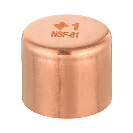 1" Solder Copper Pipe End Cap (Plug)