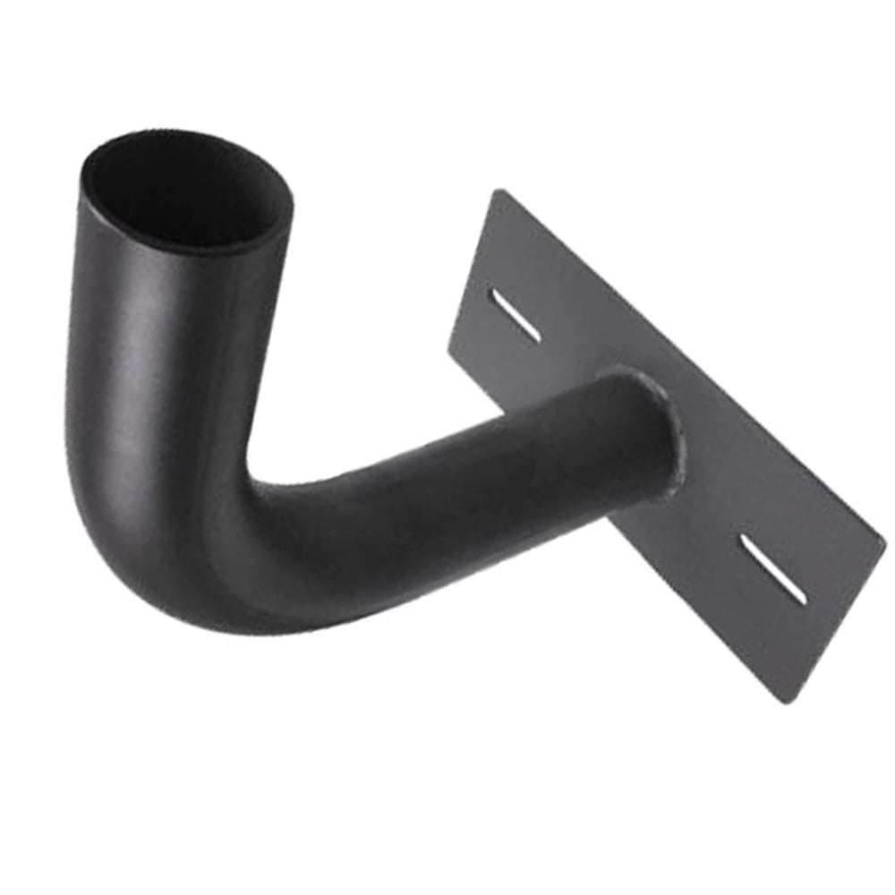 90 Degree Bent Square Pole Tenon Adapter, Wall Mounting Bracket With 2-3/8 Inch O.D.Tenon for Slip Fitter LED Shoebox Parking Lot Area Light