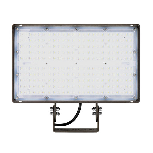 LED Flood Light Outdoor with Yoke Mount 135W 200W 4000K 5000K Waterproof LED Security Lights for Stadium Garden, High Voltage Optional UL DLC Listed