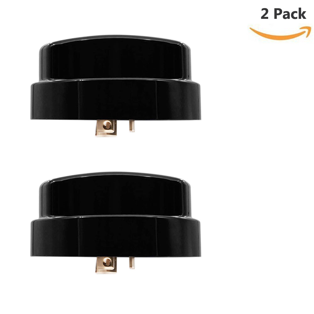 Shorting Cap, 0-480V Photocell Sensor Shorting Cap, IP66 Photoelectric Switch Short Circuit Cap for Outdoor Led Parking Lot Area Light-2 Pack