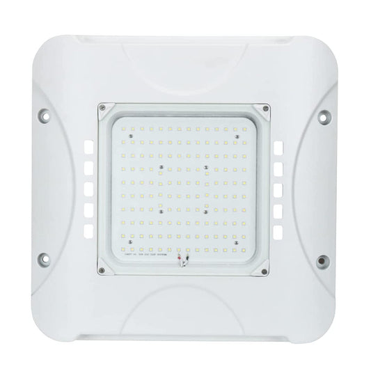 LED Canopy Light Fixture Watt Tunable 100W 120W 150W 5000K Daylight AC100-277V Waterproof IP65 Gas Station Lights for Indoor and Outdoor UL DLC Listed