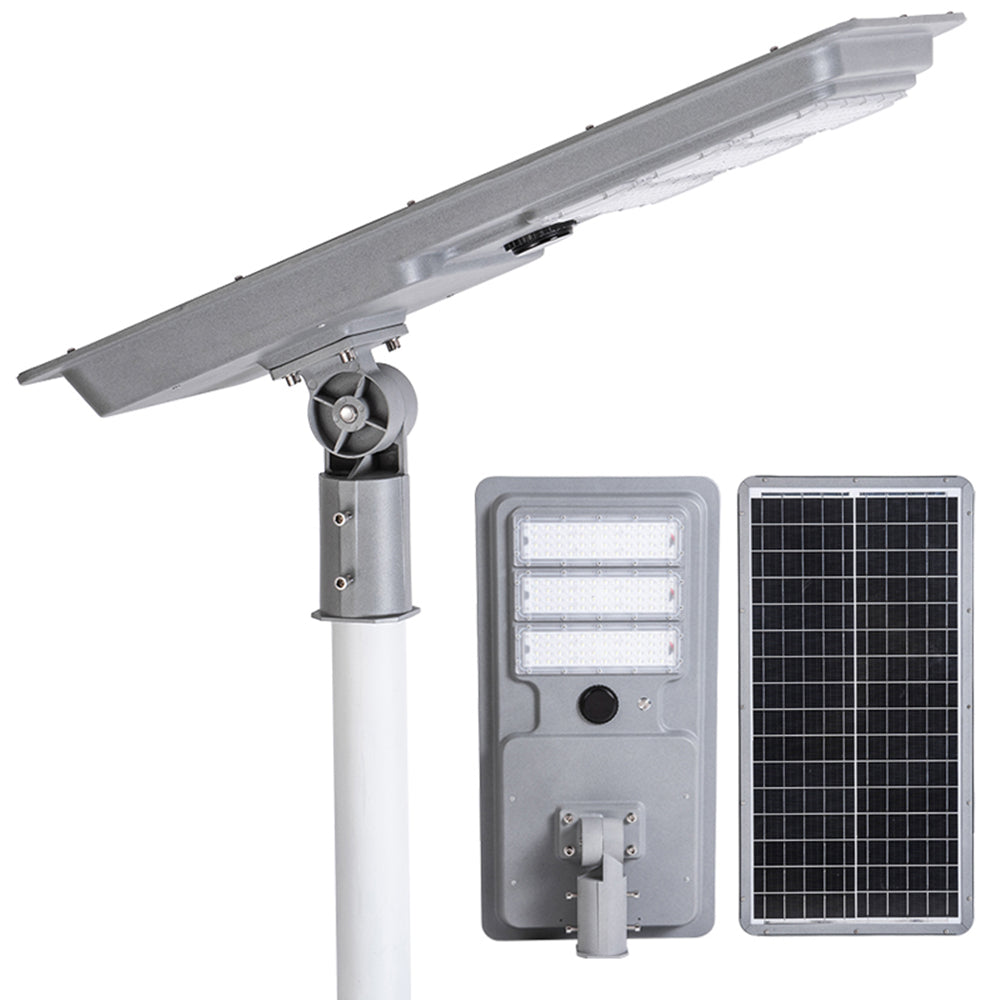 All in One Solar Street Light 50W 80W 100W Outdoor 5000K Daylight Motion Sensor Dusk to Dawn LED Security Flood Lights for Road CE RoHS