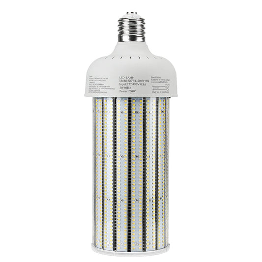 LED Corn Light 60W 250W E26/E39 Mogul Base Lamp,5000K Daylight Replacement MH HID HPS CFL,High Voltage Optional UL DLC Listed