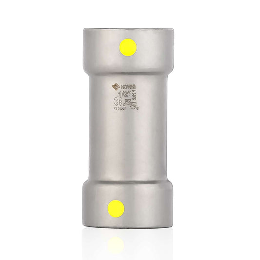 1-1/4" Carbon Press Coupling, No Stop